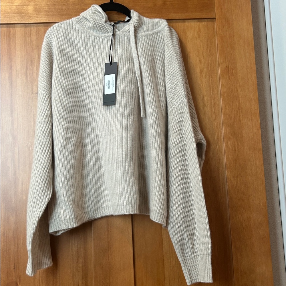 Jenni Kayne Cashmere Fisherman Hoodie Sweater